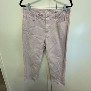 J. Jill High Rise Straight Leg Crop Jeans Women’s 12P Light Pink